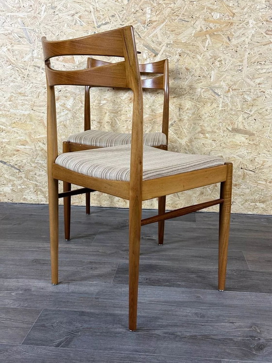Image 1 of 2x 60s 70s Chair Dining Chair Mid - Century Danish Modern Design