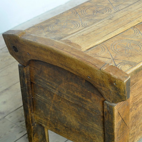 Image 1 of Antique Shepherd’s Chest, 1850’s