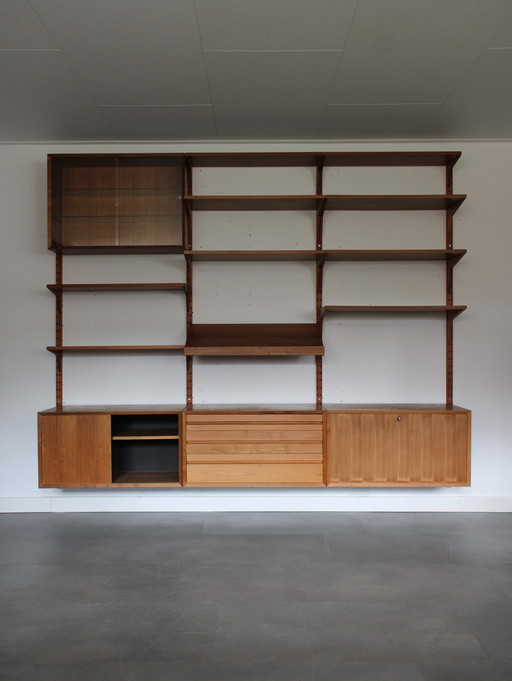Vintage Danish modular wall system by Poul Cadovius