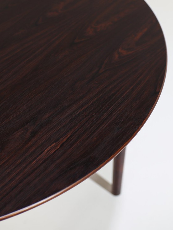 Image 1 of Tavolo da pranzo rotondo estensibile in palissandro danese vintage