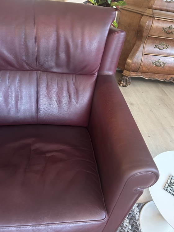 Leolux Jacaranda 2.5-seater leather sofa and armchair. – 2 seaters (photo 8 of 8)