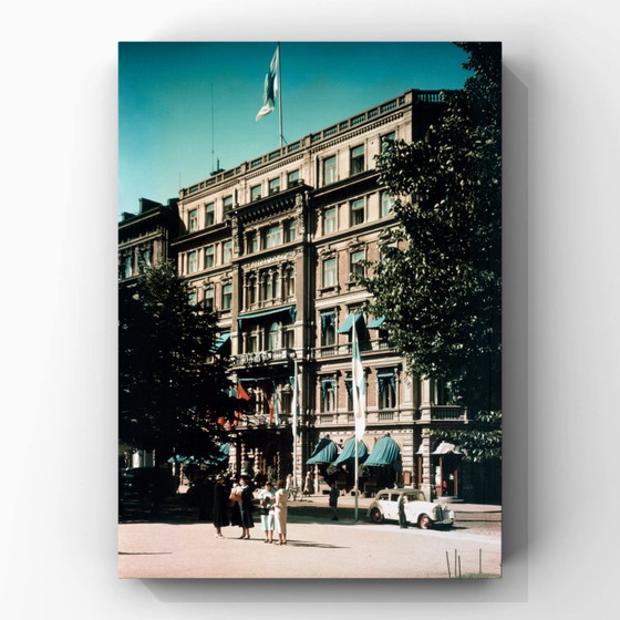 Image 1 of 1x Fine Art Print — Hotel Kämp, Helsinki, 1950 kodachrome