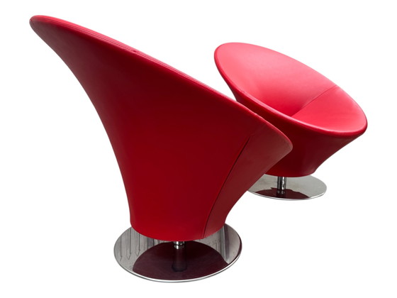 Image 1 of 2 x draaibare design fauteuils 