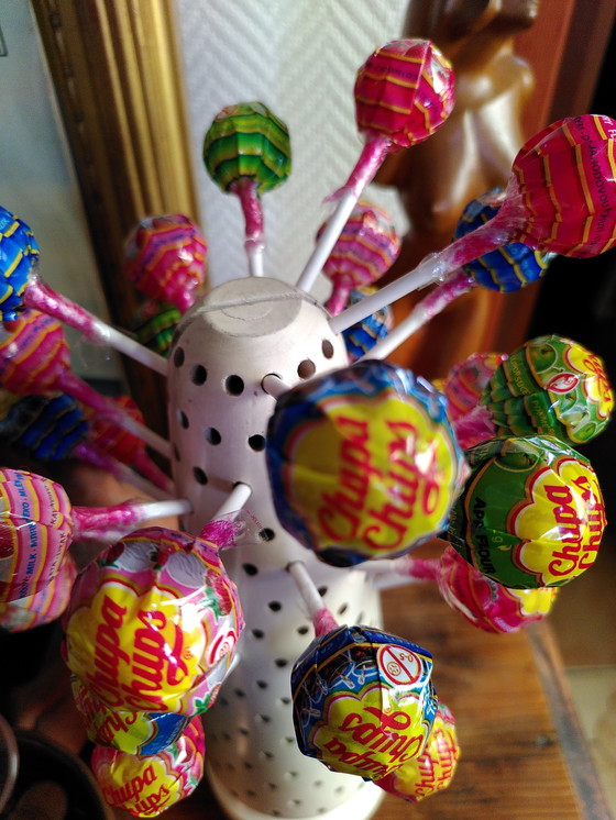 Image 1 of Antique Wooden Lollipop Display
