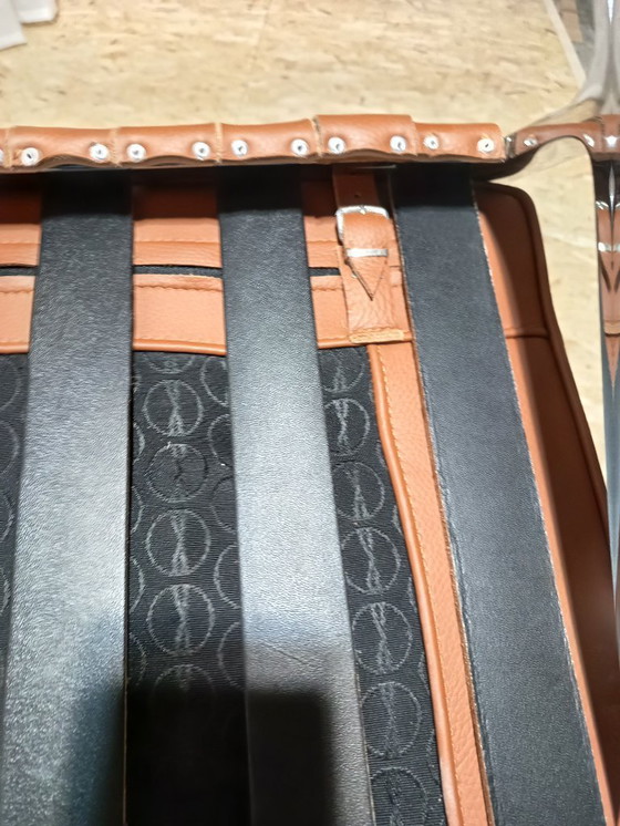 Image 1 of Sillones KNOLL Studio Barcelona (NUEVA Serie 2026) en piel natural (color coñac)