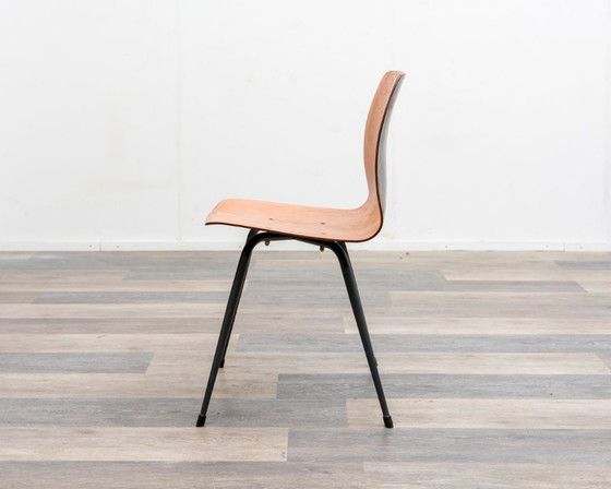 Image 1 of 6er Set Pagholz-Stühle in zweifarbiger Ausführung, Hersteller Pag Presswerke.