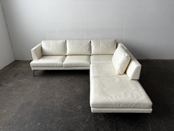 Image 1 of Walter Knoll Good Time Designer Sofa Couch Leather Off-White