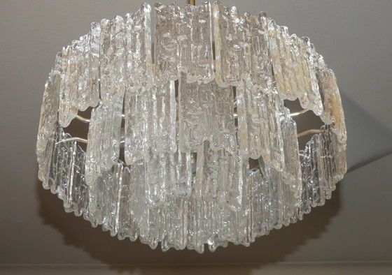 Image 1 of Kalmar plafonnier lustre verre glace Uk4aeb