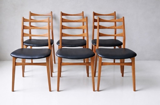 Set vintage di 6 sedie da pranzo Baehre Mignon