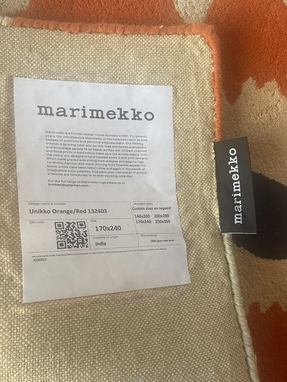 Image 1 of Brink and Campman carpet Unikko orange 