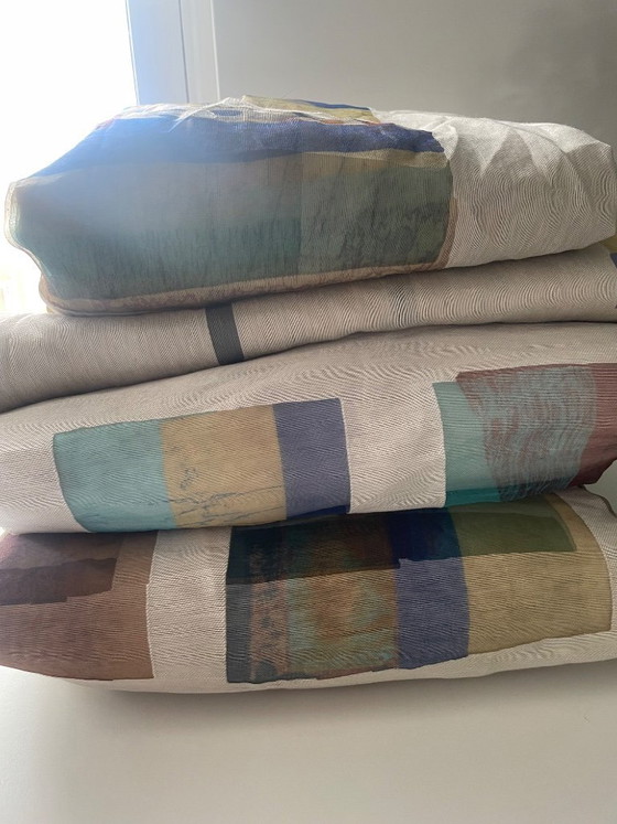 Image 1 of Kinnasand (nu Kvadrat) Tussengordijnen 4 panelen (totaal 16 meter) Geplooid