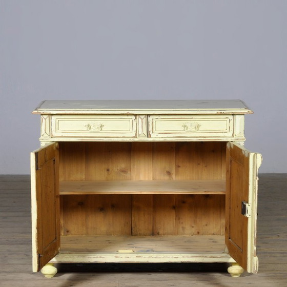 Image 1 of Antiek grenen dressoir, circa 1910