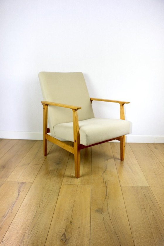Image 1 of Classic armchair Vintage 70s beige - Jade series