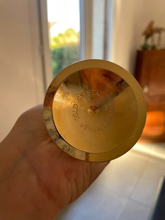 Portavelas dorado Weinfurtner con una bola de cristal – Crystal (photo 3 of 3)