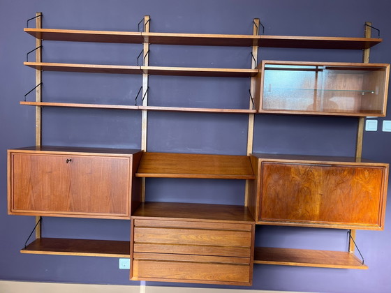 Image 1 of Royal Wandsysteem van Poul Cadovius voor Cado, 1960s