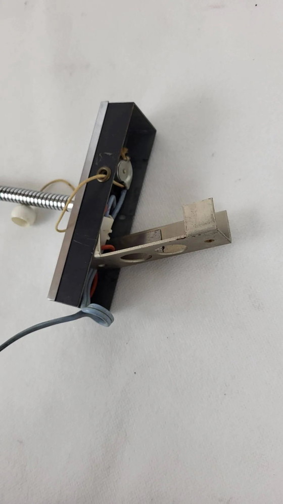 1960s flexible metal wall light (photo 10 of 13)