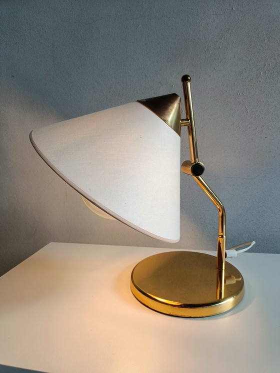 Image 1 of Lámpara de mesa Aneta de latón – diseño posmoderno escandinavo, década de 1980