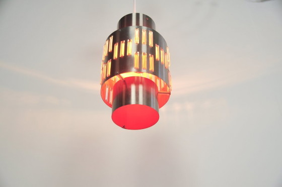 Silver Pendant Lamp Glass Tubes Dijkstra – Dijkstra Lampen, Metal (photo 4 of 5)