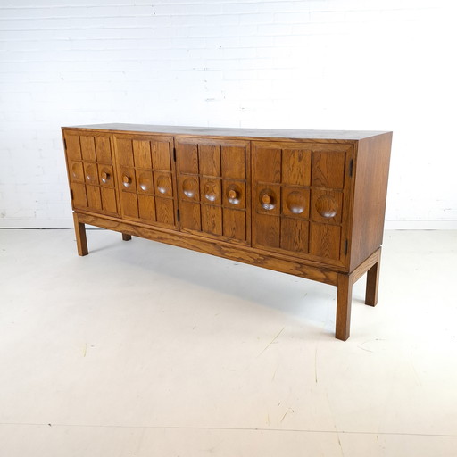 Vintage brutalist sideboard