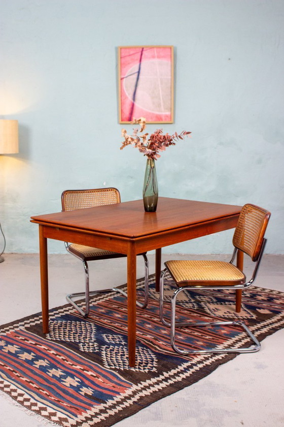 Image 1 of Vintage Teak Dining Table, Danish Mid Century