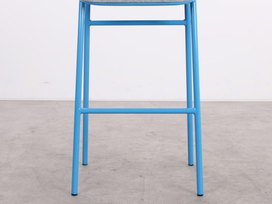 Image 1 of 6x tabouret de bar De Vorm LJ3 bleu/gris