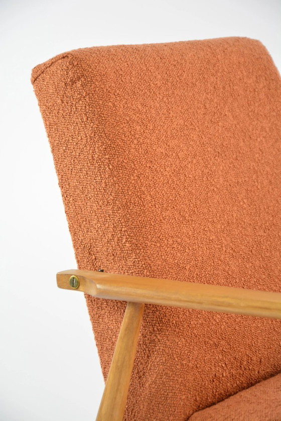 Image 1 of FOX fauteuil in terracotta bouclé