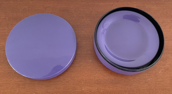 Image 1 of Laurids Lønborg - Ensemble de dessous de verre violet vintage