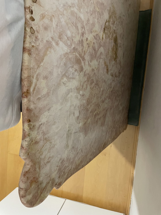 Image 1 of Unikat-Tischplatte aus Marmor 104x92 cm
