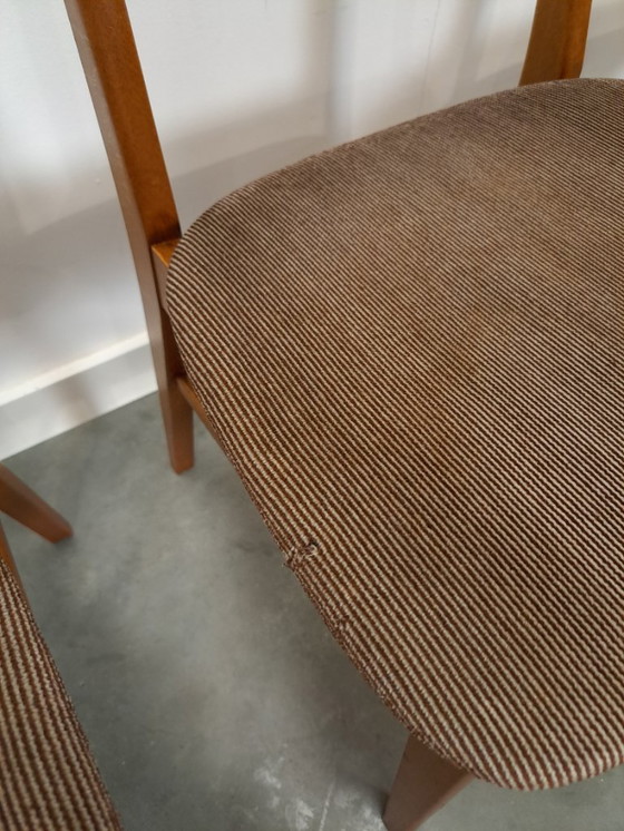 Image 1 of Set of 4 Deense teak Farstrup Møbler Model 210 eetkamerstoelen, dining chairs