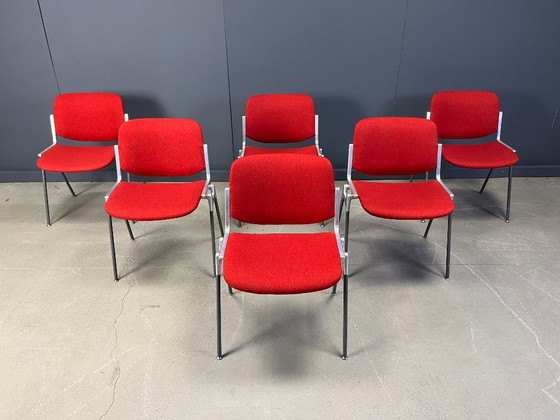 Image 1 of Vintage DSC 106 Side Chairs by Giancarlo Piretti for Castelli, 1970s - set of 6