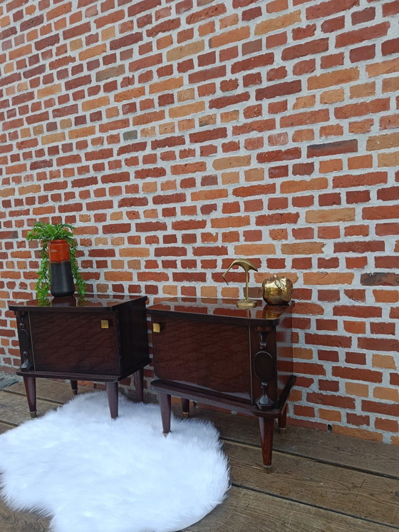 Image 1 of Tables de chevet modernes en palissandre du milieu du siècle