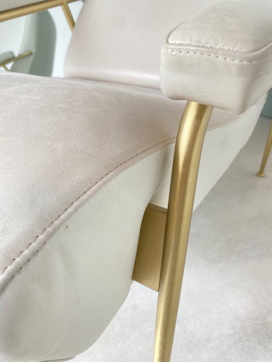 Image 1 of Molteni&C D.153.1 Leather Armchair by Gio Ponti