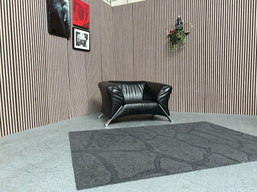 Sillón Rolf Benz 332 Cuero Negro 120x90