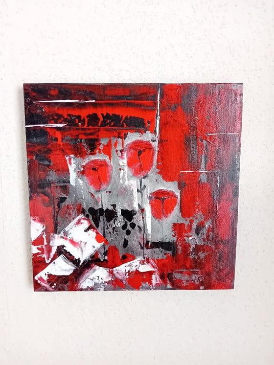 Image 1 of Abstraktes Gemälde 30x30
