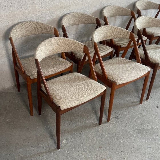 Image 1 of Juego de 8 sillas de comedor modelo 31 — Kai Kristiansen, Dinamarca, década de 1960