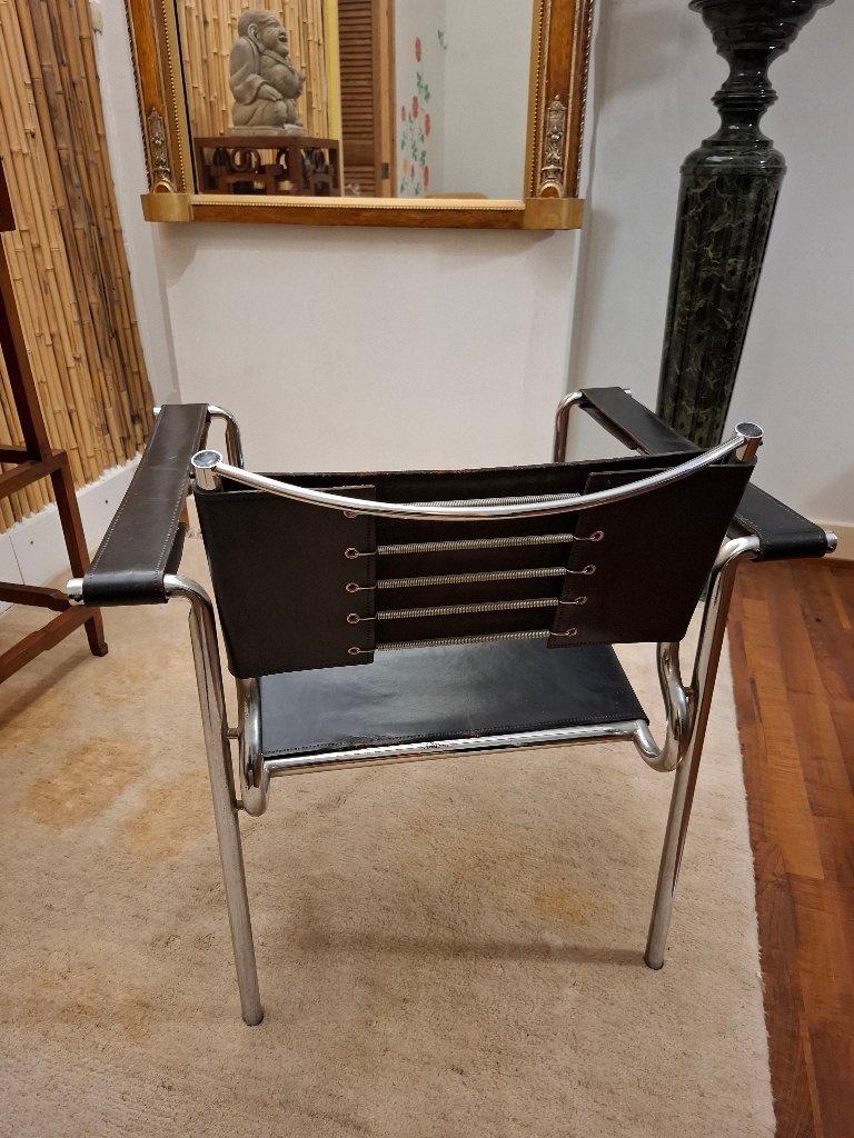 1 time Alias 109 Italy spaghetti armchair (colors Chrome & black