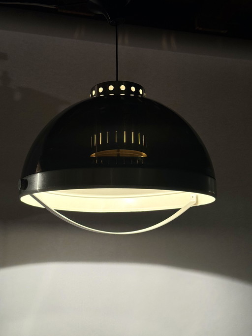 Retro Dijkstra Lampen Globe Pendant Lamp Brown - Space Age