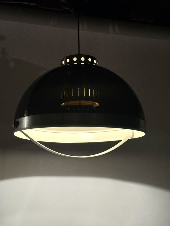 Image 1 of Retro Dijkstra Lampen Globe Pendant Lamp Brown - Space Age