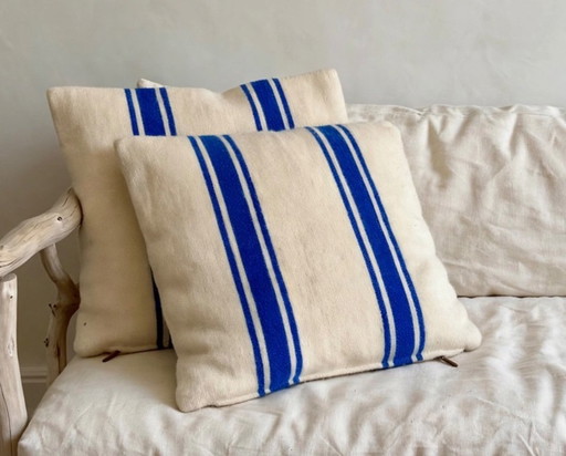 Lot 2 Housse De Coussin Pure Laine Maroc