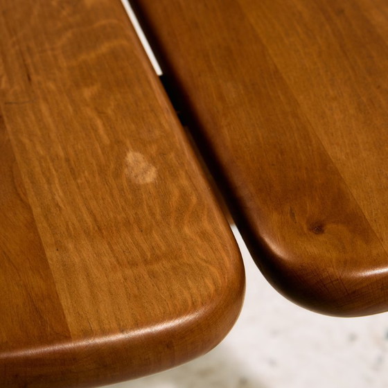 Image 1 of MK10590 Set da pranzo in legno di ontano di Erwin Berghammer per Team 7, Set di 7