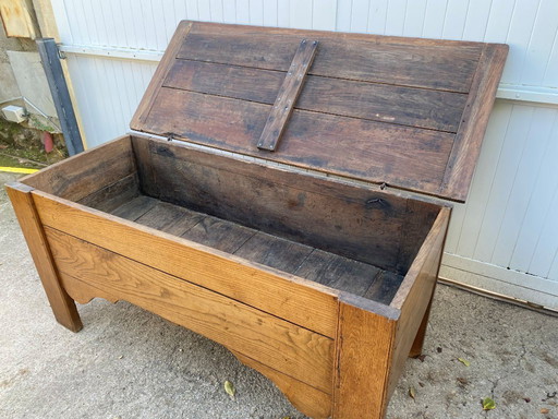 Púlpito antiguo de roble macizo siglo XIX