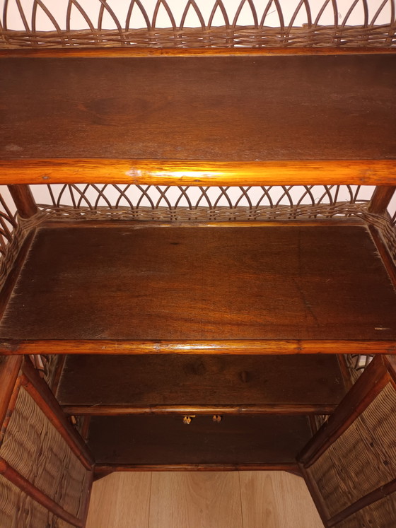 Image 1 of Pagoda de ratán de mediados de siglo