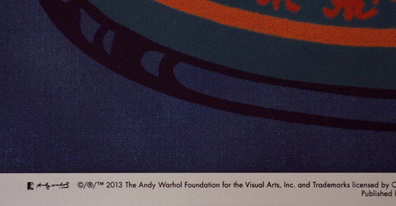 Image 1 of Andy Warhol: "Colored Campbell'S Soup Can, 1965 (Blue & Orange)."