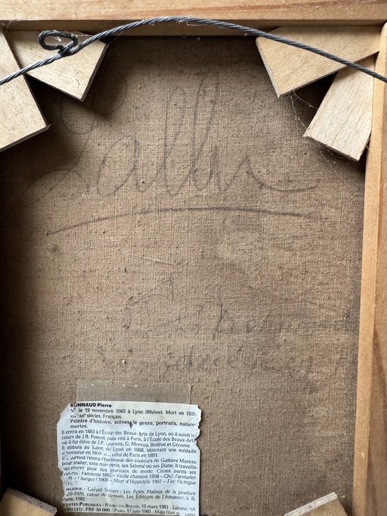 Image 1 of Pierre Bonnaud ( Lyon 1865-1930) Oil on canvas.