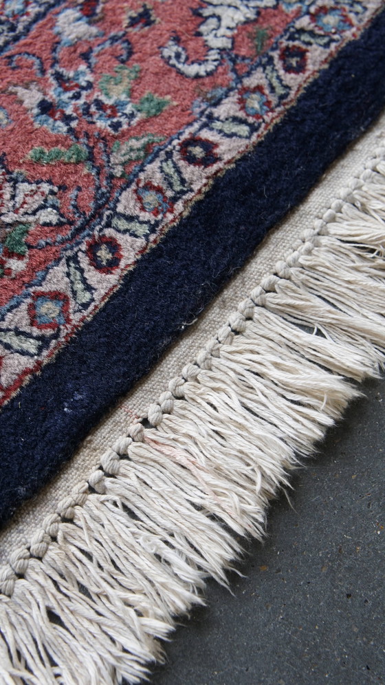 Image 1 of Grand chemin de table vintage de 6 mètres de long avec bleu