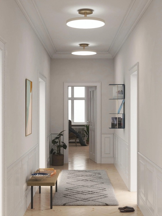 Umage Asteria Dimmable LED Ceiling light, Metal, Plastic, Gold (photo 2 of 5)