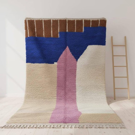 Image 1 of Marokkanischer Teppich, handwerklich, en laine, 250 x 150 cm