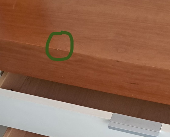 Image 1 of Pastoe dressoir L160 Jubileum - kersenhout met wit