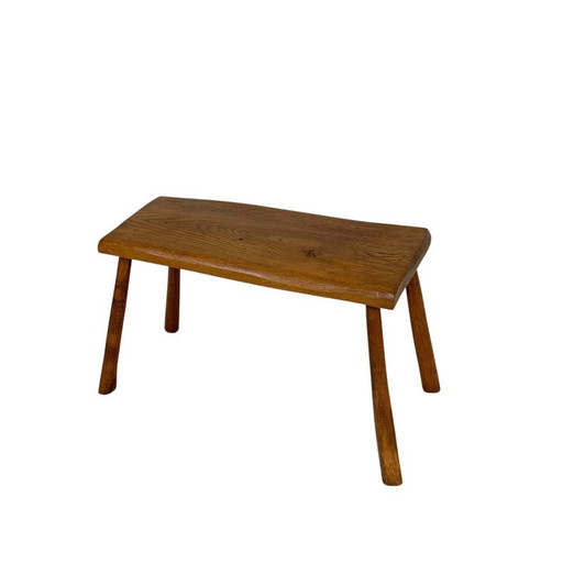 Table d'appoint vintage en tronc d'arbre, années 60