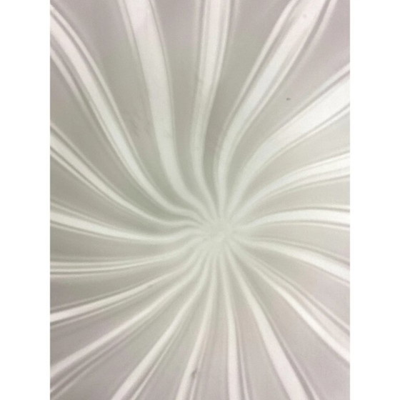 Image 1 of Contemporary Milky-White “Spider” Sphere Table Lamp in Murano Glass